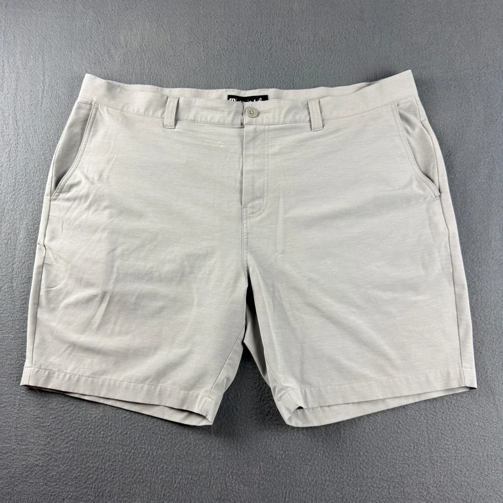 Travis Mathew Beck Shorts Mens 42 (Fit 44) Gray Performance Golf Stretch Wicking